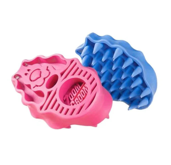 KONG | Dog Grooming & Massage Tool | Firm Zoom Groom