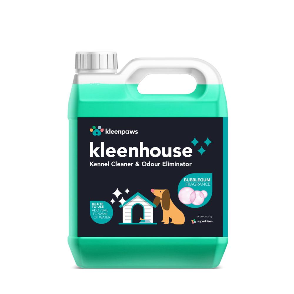 Kleenhouse (was Glimmermann) | Dog, Cat & Small Pet Safe Disinfectant | Kleenpaws Bubblegum - 2L