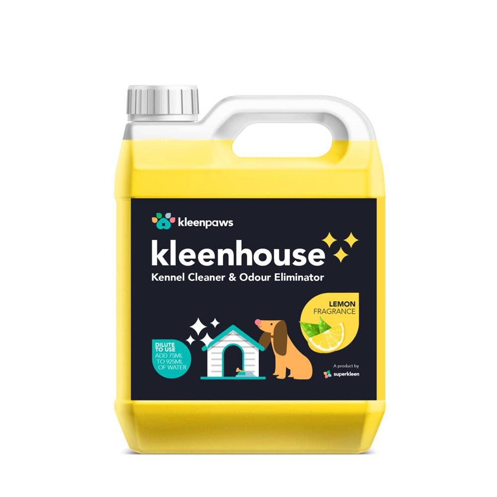 Kleenhouse (was Glimmermann) | Dog, Cat & Small Pet Safe Disinfectant | Kleenpaws Lemon - 2L