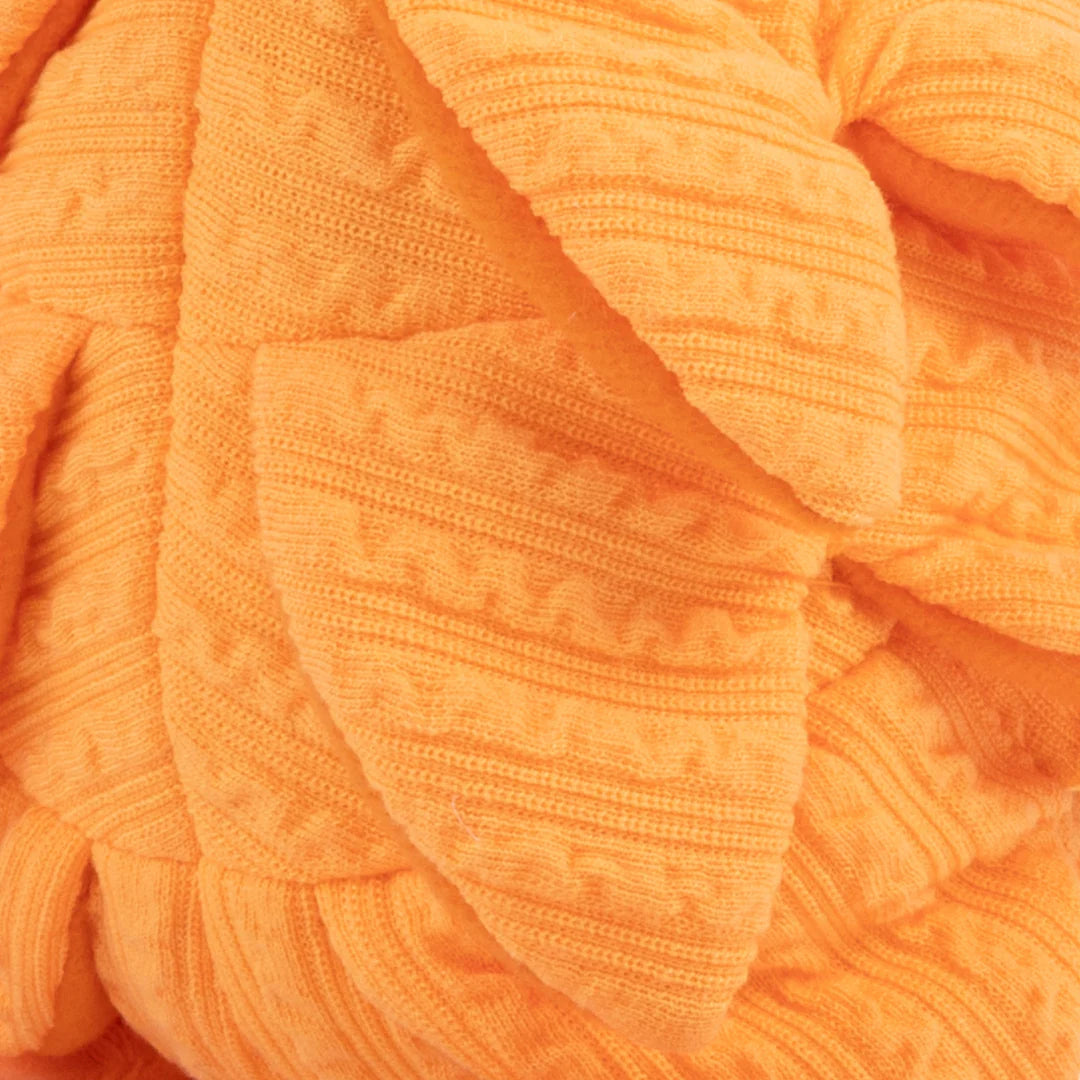 Close-up of an orange dog toy