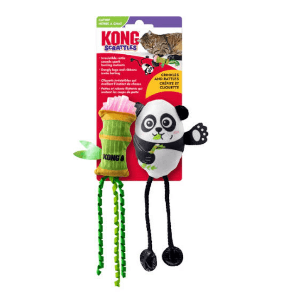 Kong Scrattles Panda 2pk