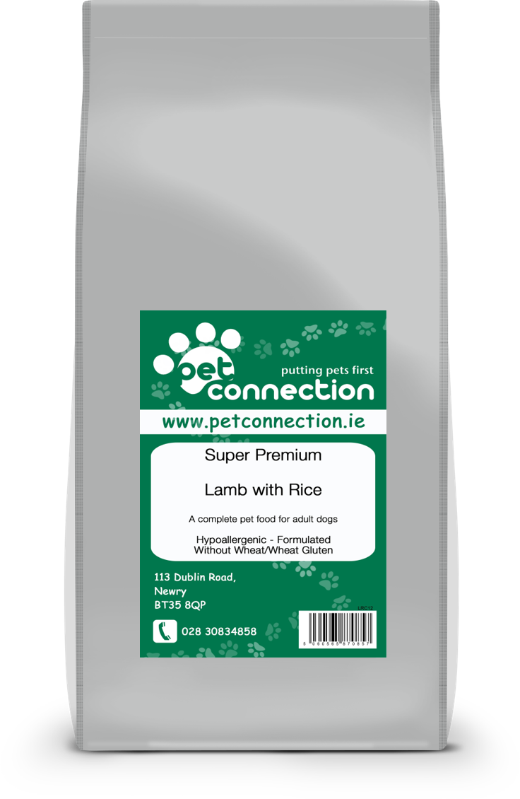 Lamb & Rice | Hypoallergenic Dry Dog Food | Super Premium by Pet Connection