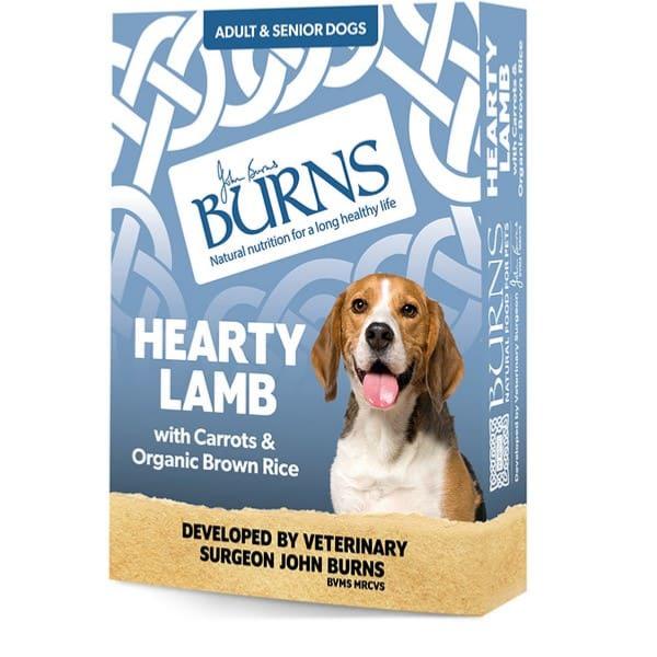 Burns Pet | Gluten Free Wet Dog Food | Hearty Lamb with Carrots & Organic Brown Rice - 395g