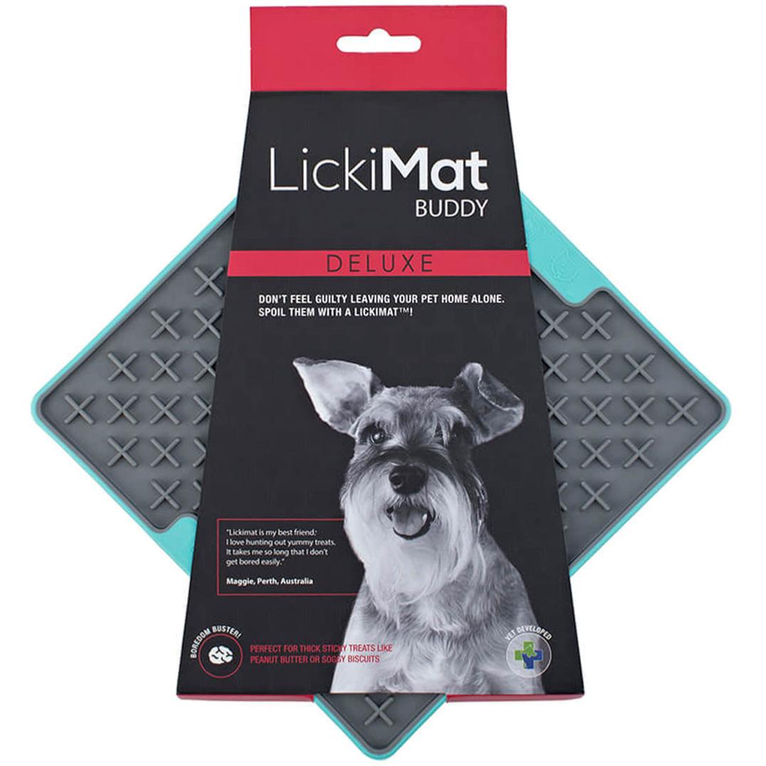 LickiMat | Dog Treat Toy | Tuff Deluxe Buddy Licking Mat