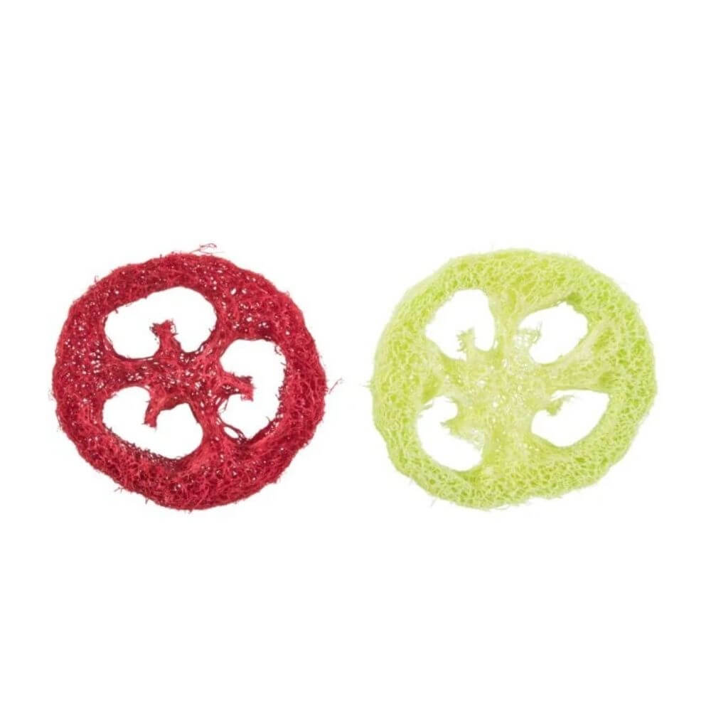 Trixie Set Of Luffa Toys Natural Plant Product