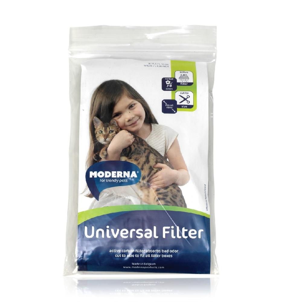 Moderna Universal Activated Carbon Cat Litter Tray Replacement Filter