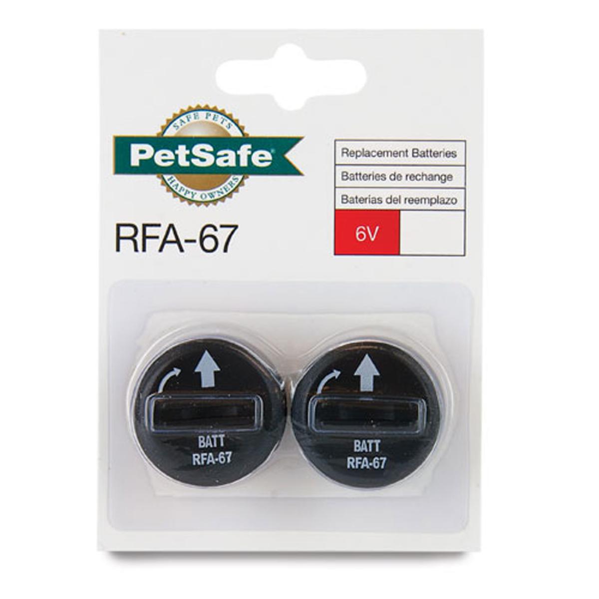 Petsafe | Dog & Cat Boundary Control | Radio Fence Replacement Battery RFA 67 6V - 2 Pack