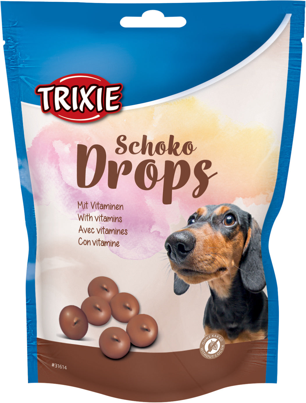 Trixie Dog Safe Chocolate Drops | Vegetarian & No Cocoa | Training Treats