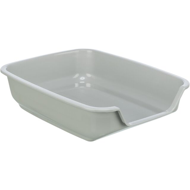 Small plastic grey litter tray
