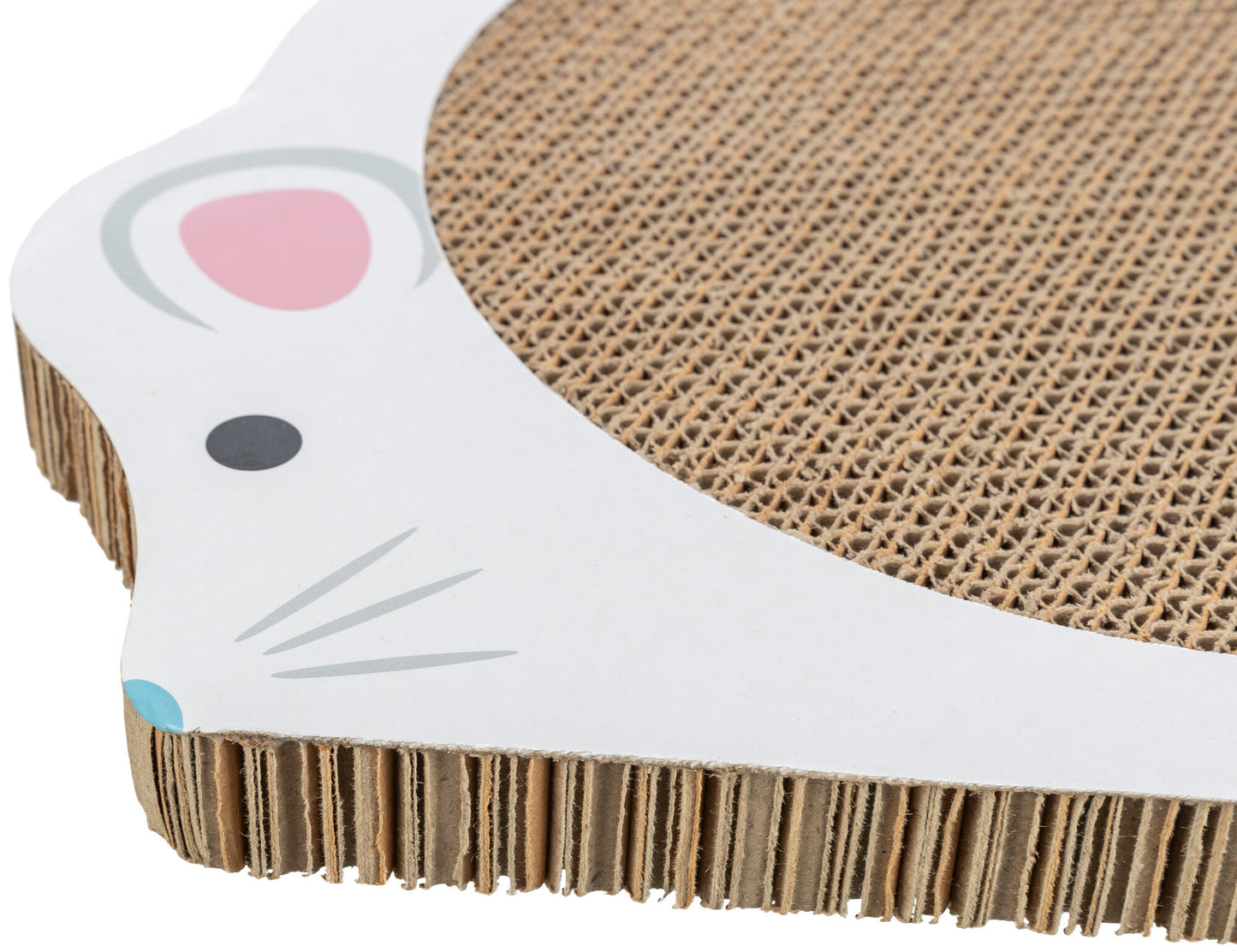 Trixie Junior Cardboard Cat Scratching Board with Catnip - Mouse Shaped