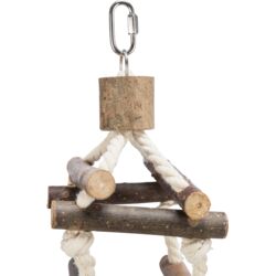Trixie Natural Living Tower & Rope Bird Activity Toy
