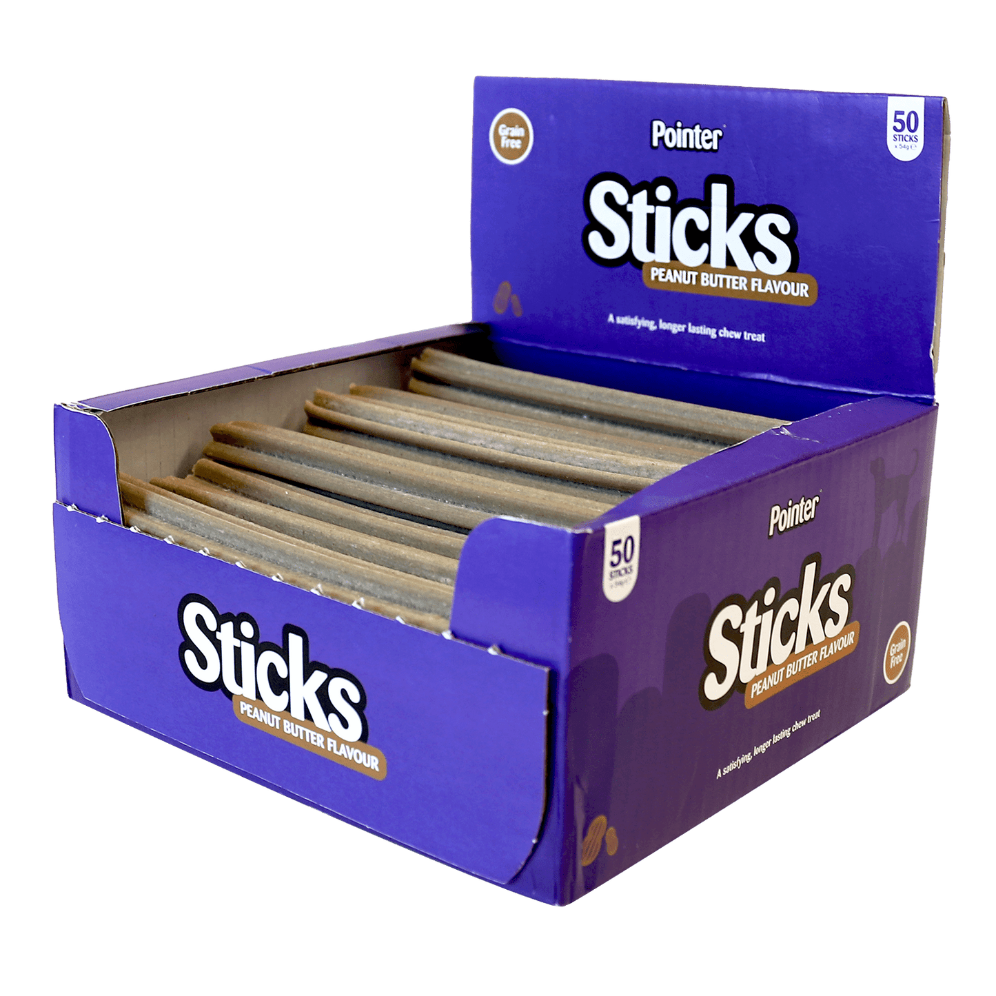 Pointer Sticks Grain-Free Chewy Dog Treats (18.5cm) – 4 Flavour Options