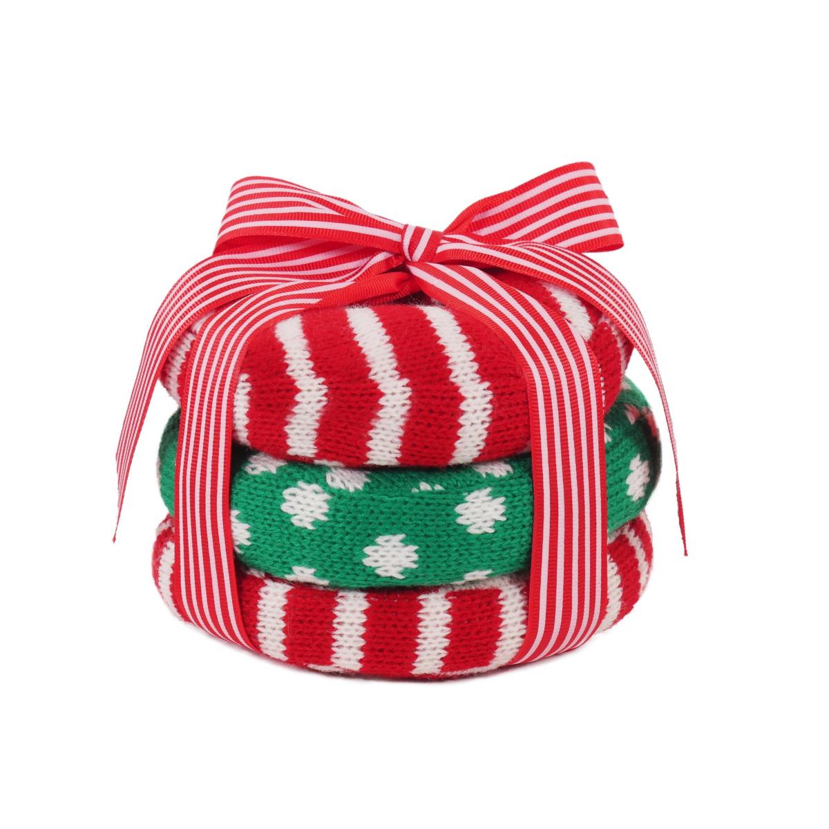 Cupid & Comet Festive Doggy Doughnuts | Christmas Dog Toy