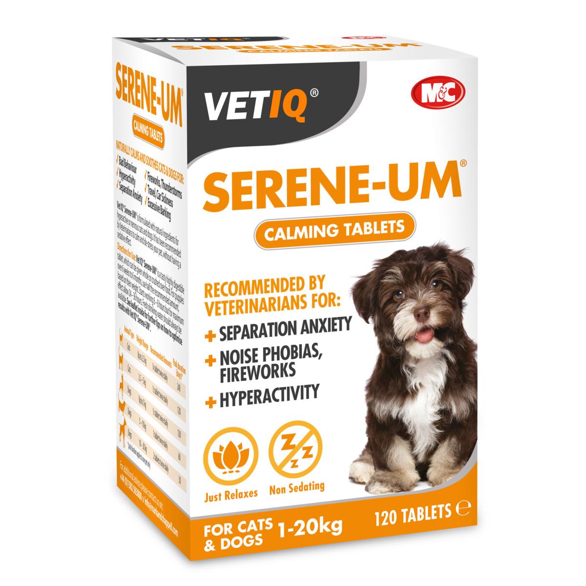 VetIQ | Cat & Dog Calming | Serene-UM Tablets