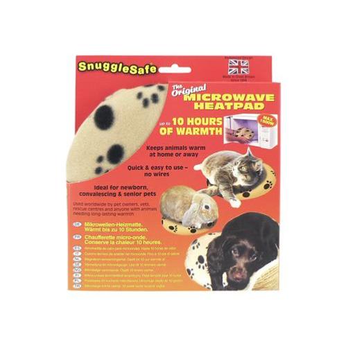 SnuggleSafe Microwave Heatpad For Small Animals Pet Connection