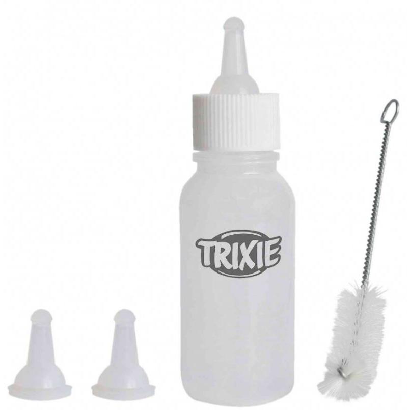 Trixie | Puppy & Kitten Care | Nursing Bottle, Teats & Brush Set