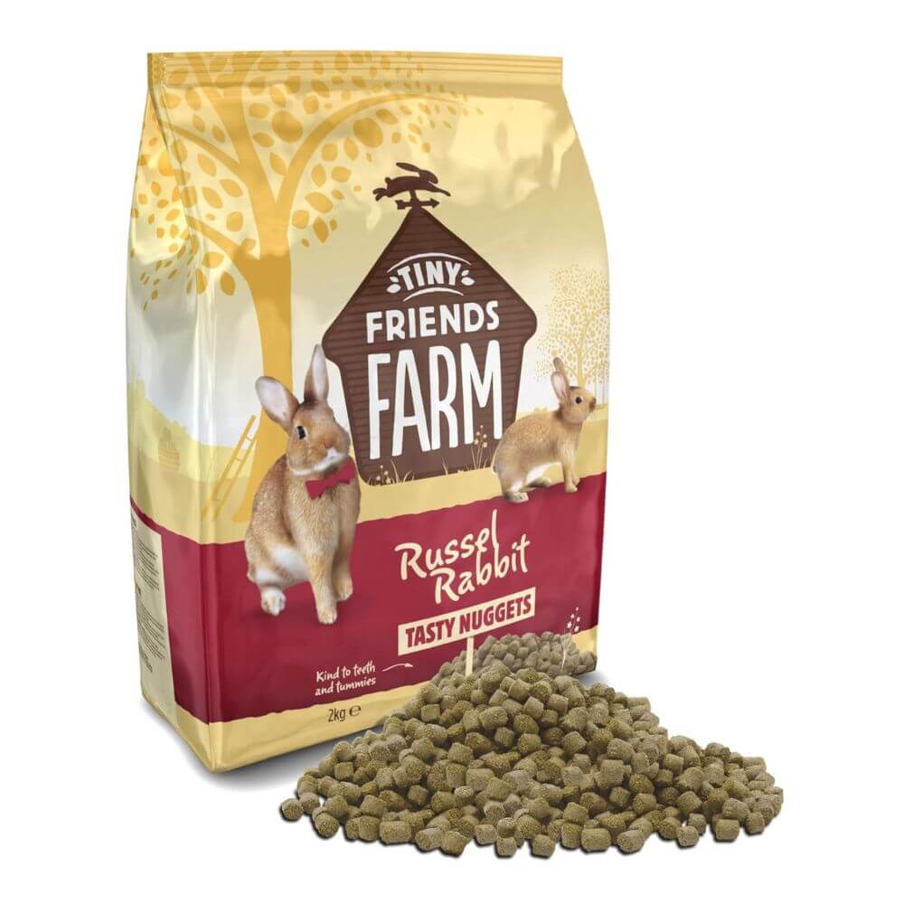 Tiny Friends Farm Russel Rabbit Food - Tasty Nuggets - 2kg