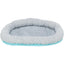 Trixie | Small Pet Bed | Cuddly Grey/Green Snuggle Cushion - 30cm