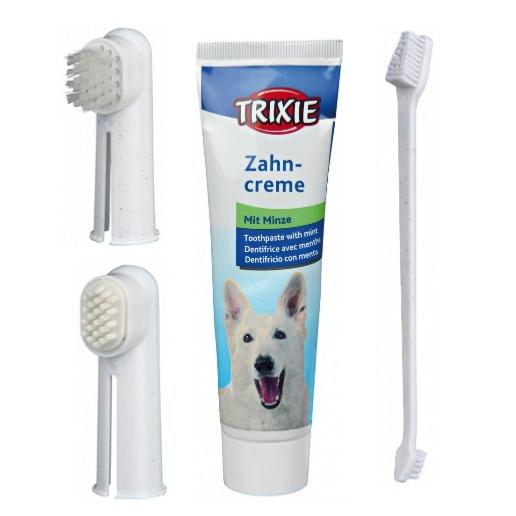 Trixie | Dog Toothpaste & Toothbrush | Dental Care Set