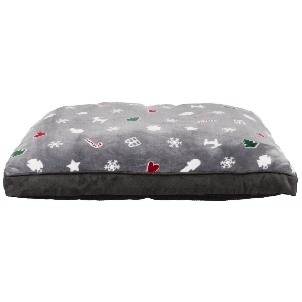 Trixie Christmas | Grey Yuki Cushion | Festive Pet Mattress Bed