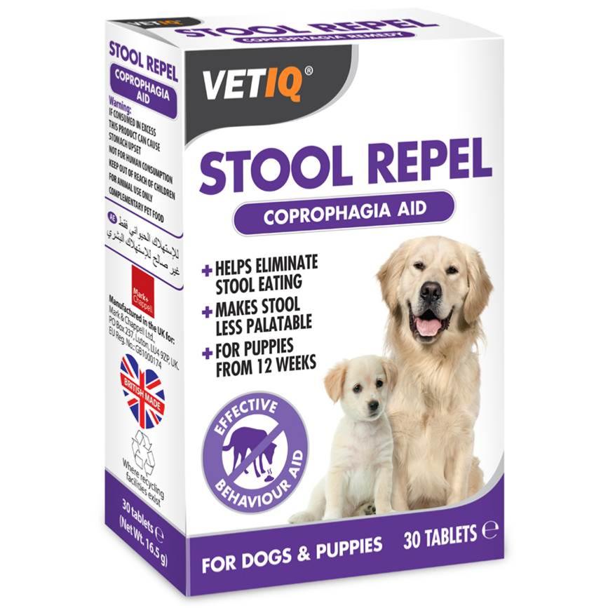 VetIQ | Dog Coprophagia Aid | Stool Repel - 30 Tablets