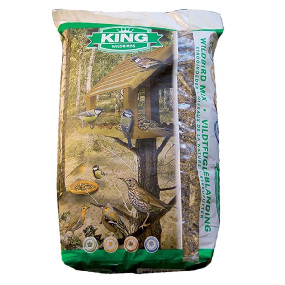 King's | Wild Bird Feeding | Fine Mixed Seed - 15kg