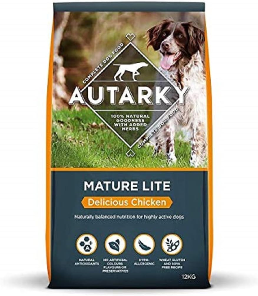 Autarky | Dry Dog Food | Working Adult | Mature Light |Chicken - 12kg