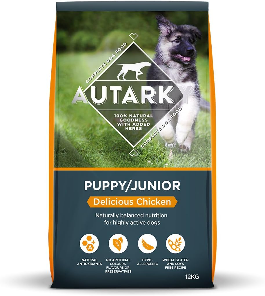 Autarky | Dry Dog Food | Working Puppy & Junior | Chicken - 12kg