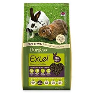 Burgess Excel | Rabbit Food | Adult Nuggets - 10kg