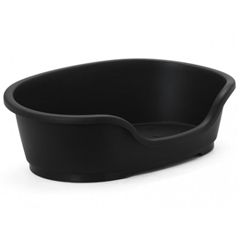 Plastic Domus Dog Bed - Black