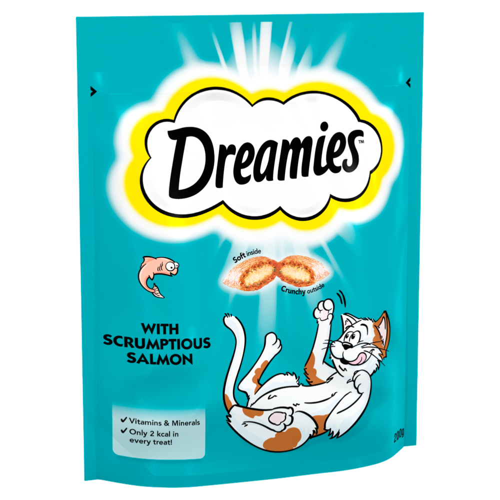 Dreamies | Cat Treats | Mega Pack Salmon - 200g