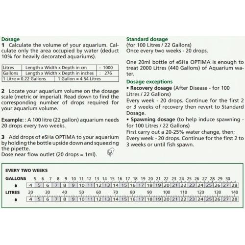 ESHa Optima Fish Health Booster 20ml