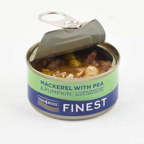 Fish4Dogs Finest | Wet Dog Food | Mackerel & Pumpkin - 85g