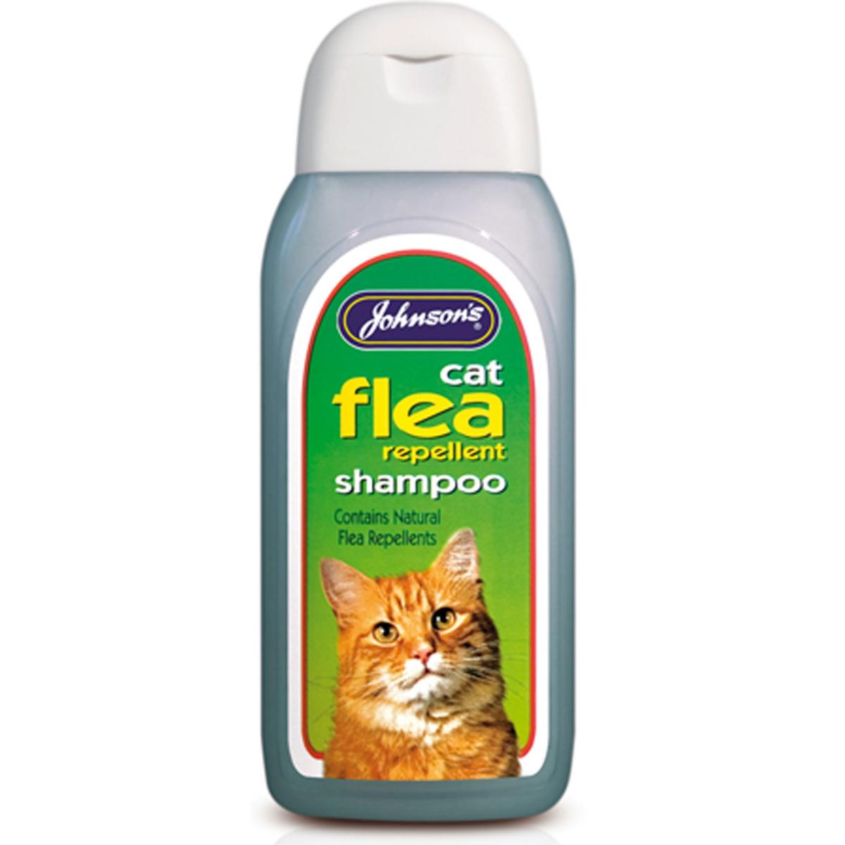 Johnson's | Cat Flea Control | Natural Repellent Cleansing Shampoo