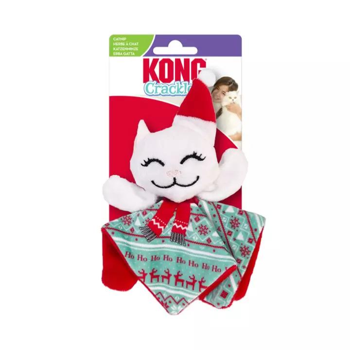 KONG Holiday | Christmas Cat Toy | Crackles Santa Kitty