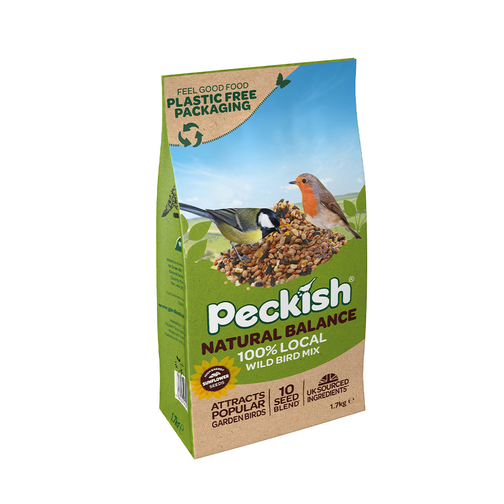 Peckish Natural Balance Seed Mix – Wild Bird Food 1.7kg or 12.75kg High‑Energy, Sustainable Seed Blend for Garden Birds