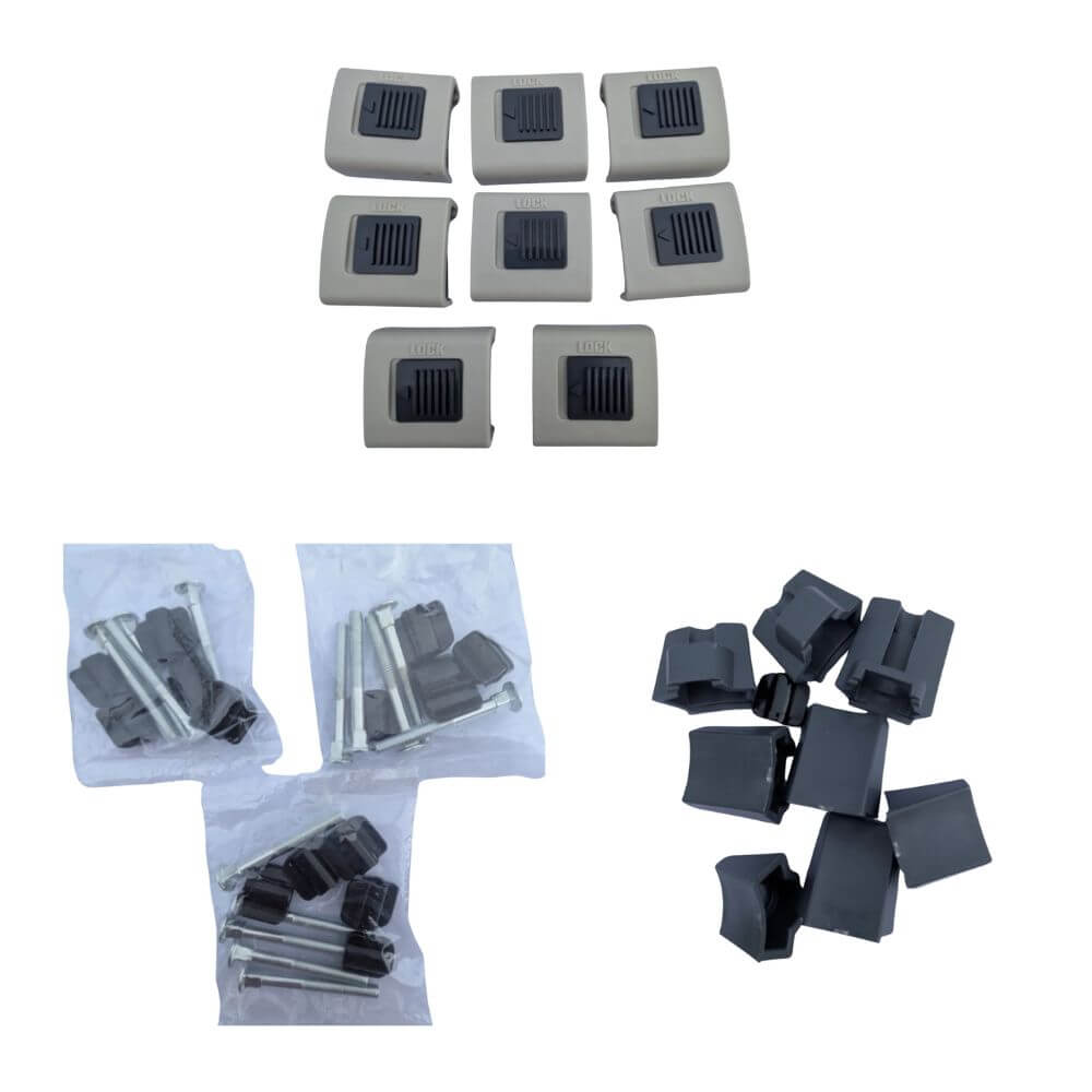Parts for IATA compliant aviation carrier crate dor dogs and cats.