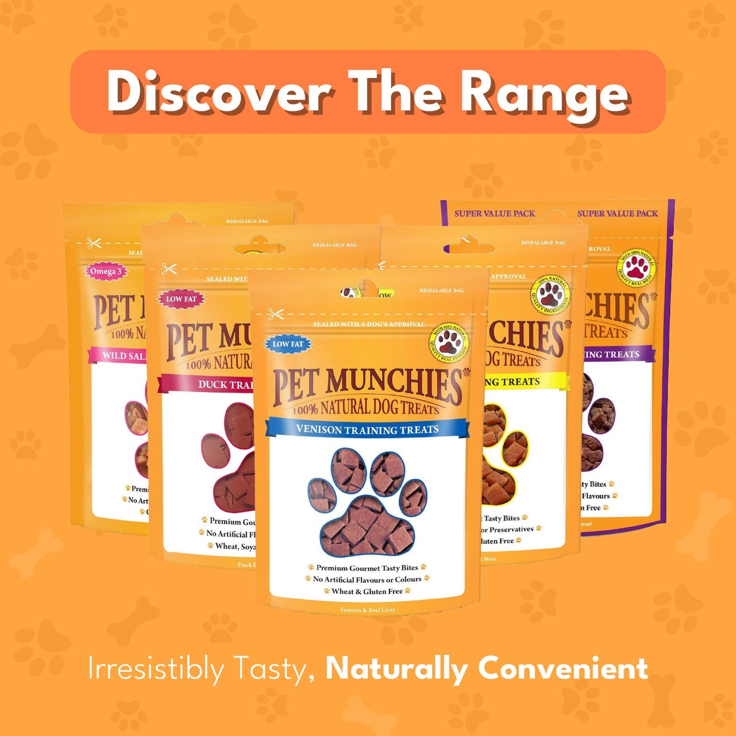 Pet Munchies Natural Meaty Training Treats | High-Protein Dog Snacks - 50g