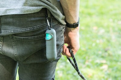 KONG | HandiPOD Mini Dog Walking Starter Kit with Poop Bags, Torch & Hand Sanitiser