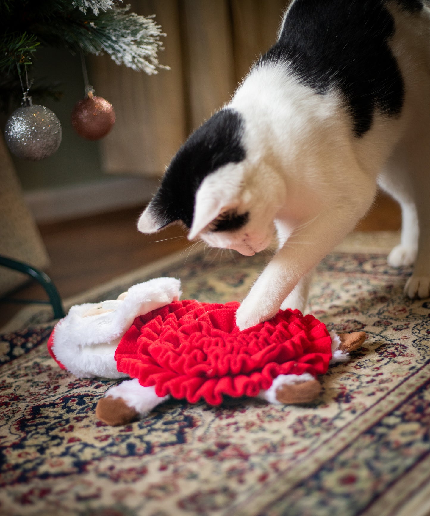 Rosewood Steve Santa Snuffle Mat | Festive Dog Toy