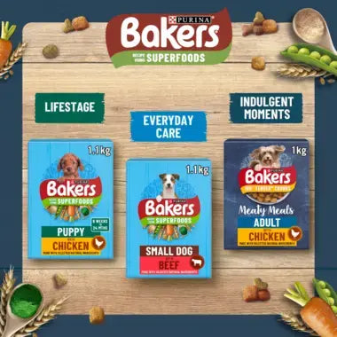Bakers Small Breed Chicken with Vegetables ๐ Adult Dry Dog Food