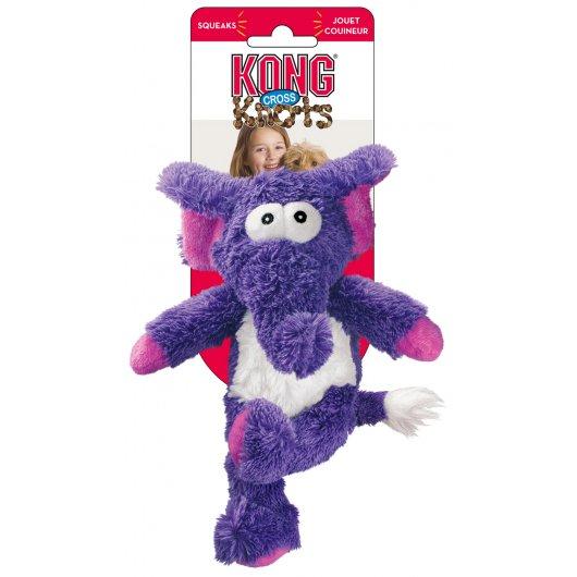 KONG CrossKnots Elephant | Plush & Rope Dog Toy