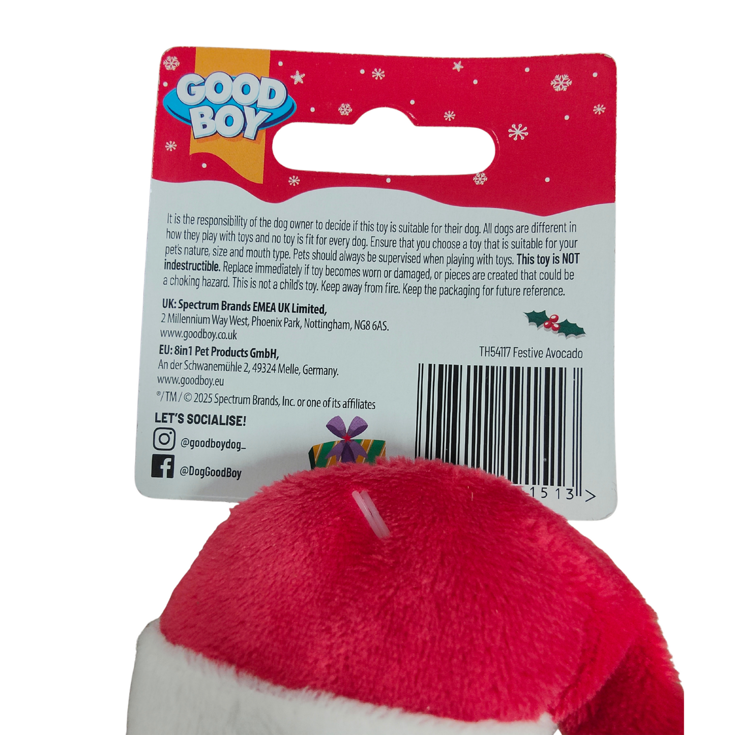 Goodboy Festive Gonk | Plush Christmas Dog Toy