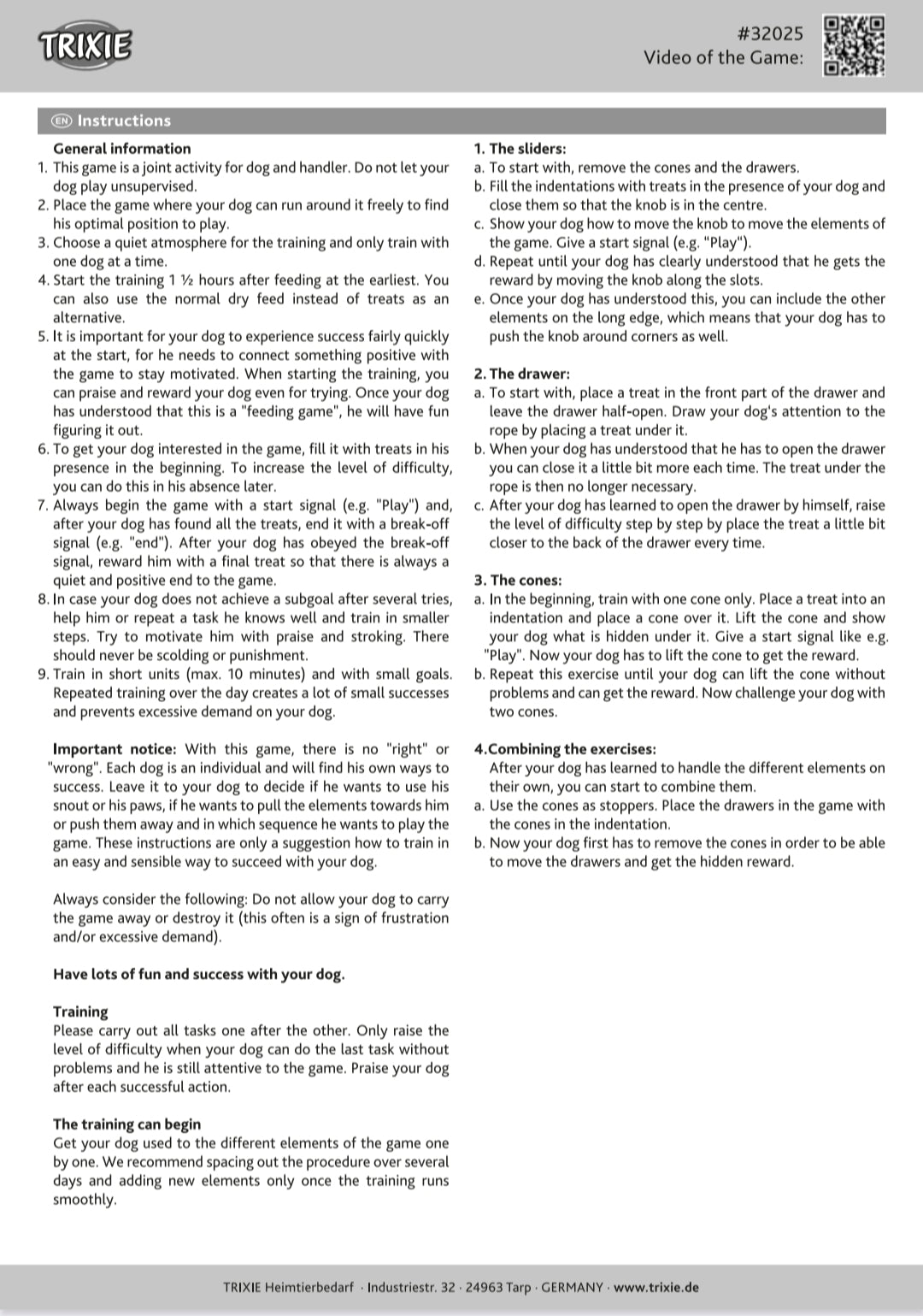 Trixie Move2Win Strategy Game (Level 3) | Dog Treat Puzzle Toy