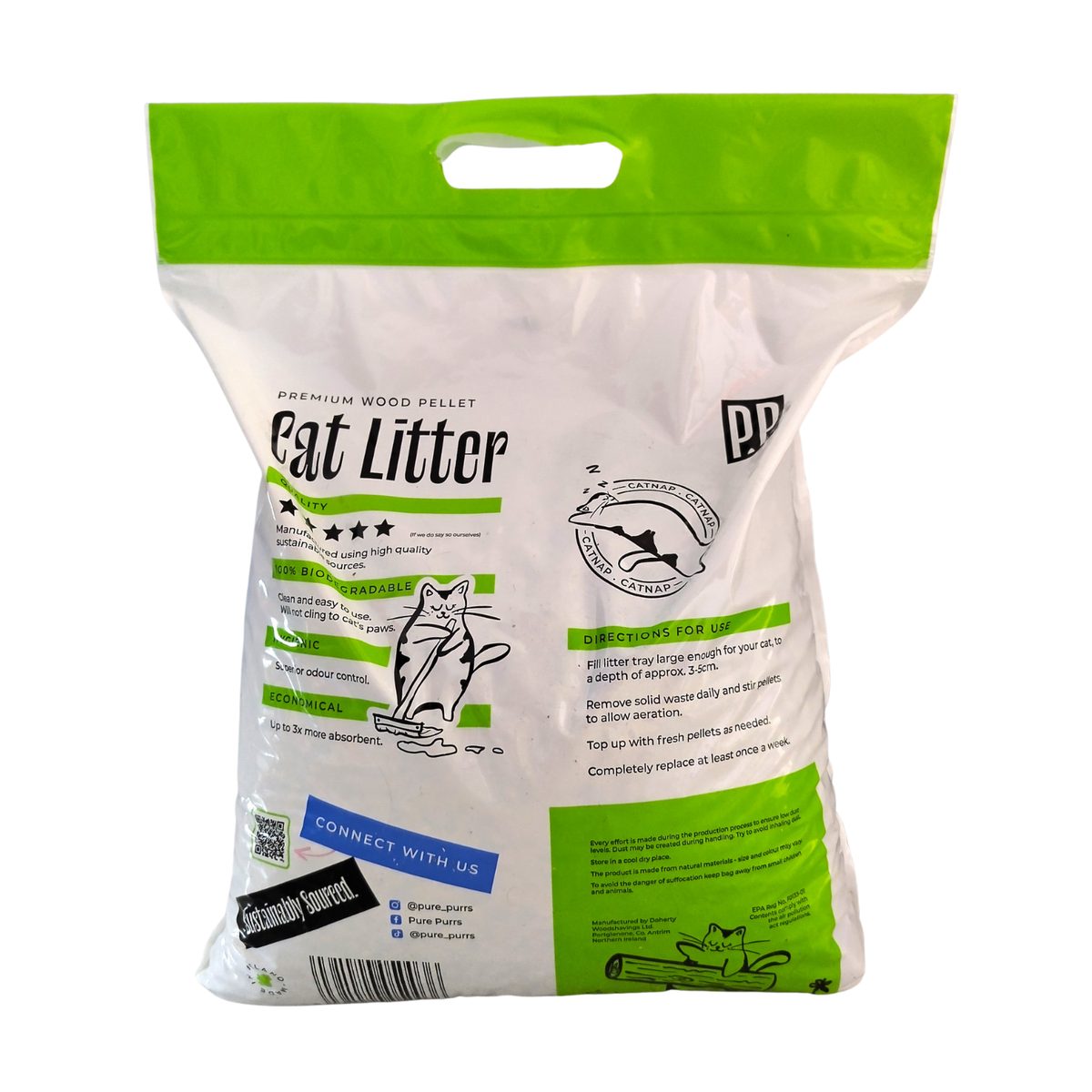 Pure Purrs Cat Litter 🐱 Premium Wood Pellets