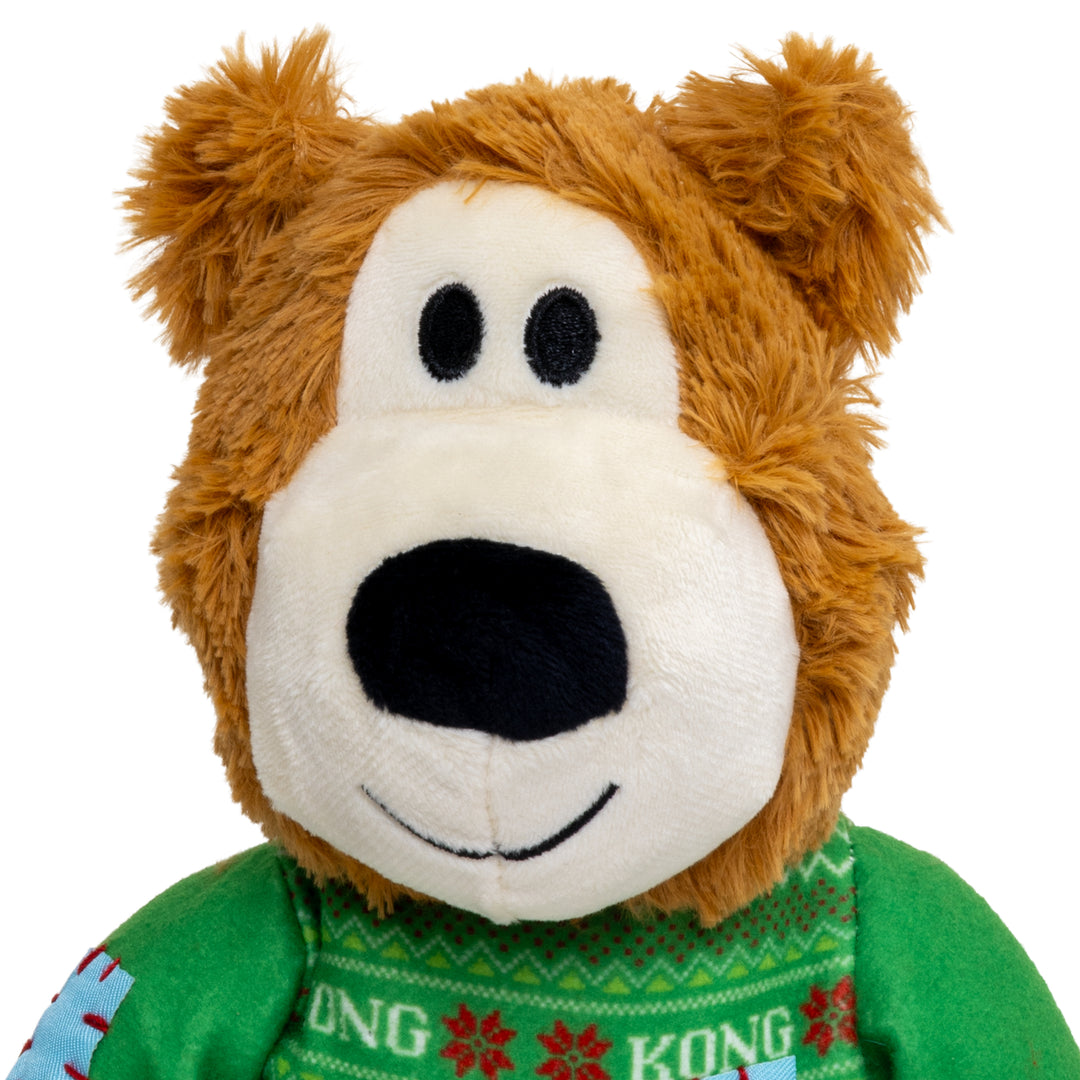KONG Holiday Wild Knots Sweater Bear 🐻 Christmas Dog Toy