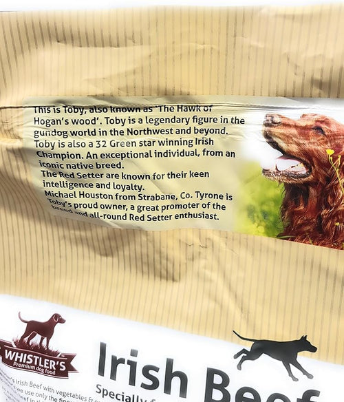 Whistlers Irish Beef with Vegetables & Oats 🐮 VAT Free Dry Dog Food