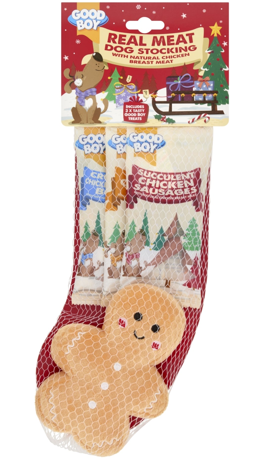 Good Boy Real Meat Treats | Dog Christmas Stocking