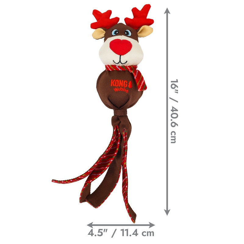 KONG Holiday Wubba 🎄 Assorted Christmas Dog Toy