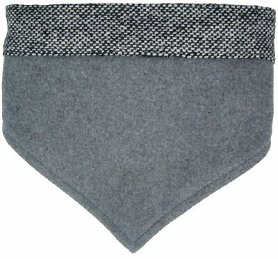 Urban Grey Tweed Neckerchief for Dogs by Sotnos